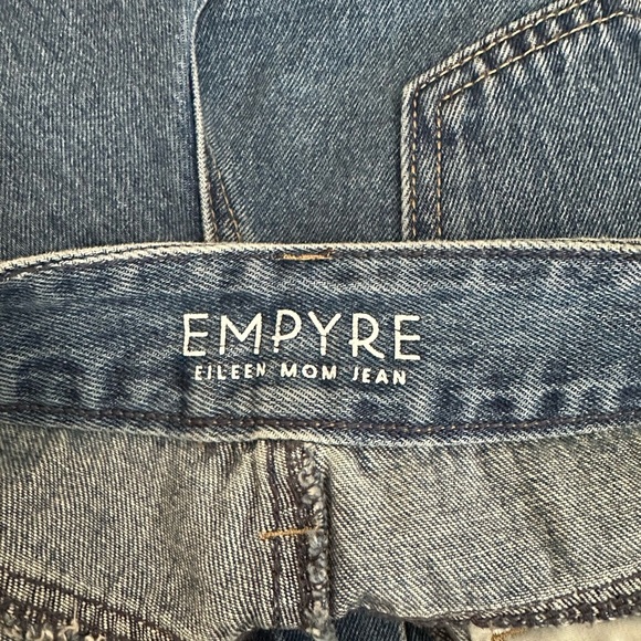 Empyre Women’s Medium Wash Denim High Waisted Straight Leg Eileen Mom Jeans sz 0 - Picture 5 of 7